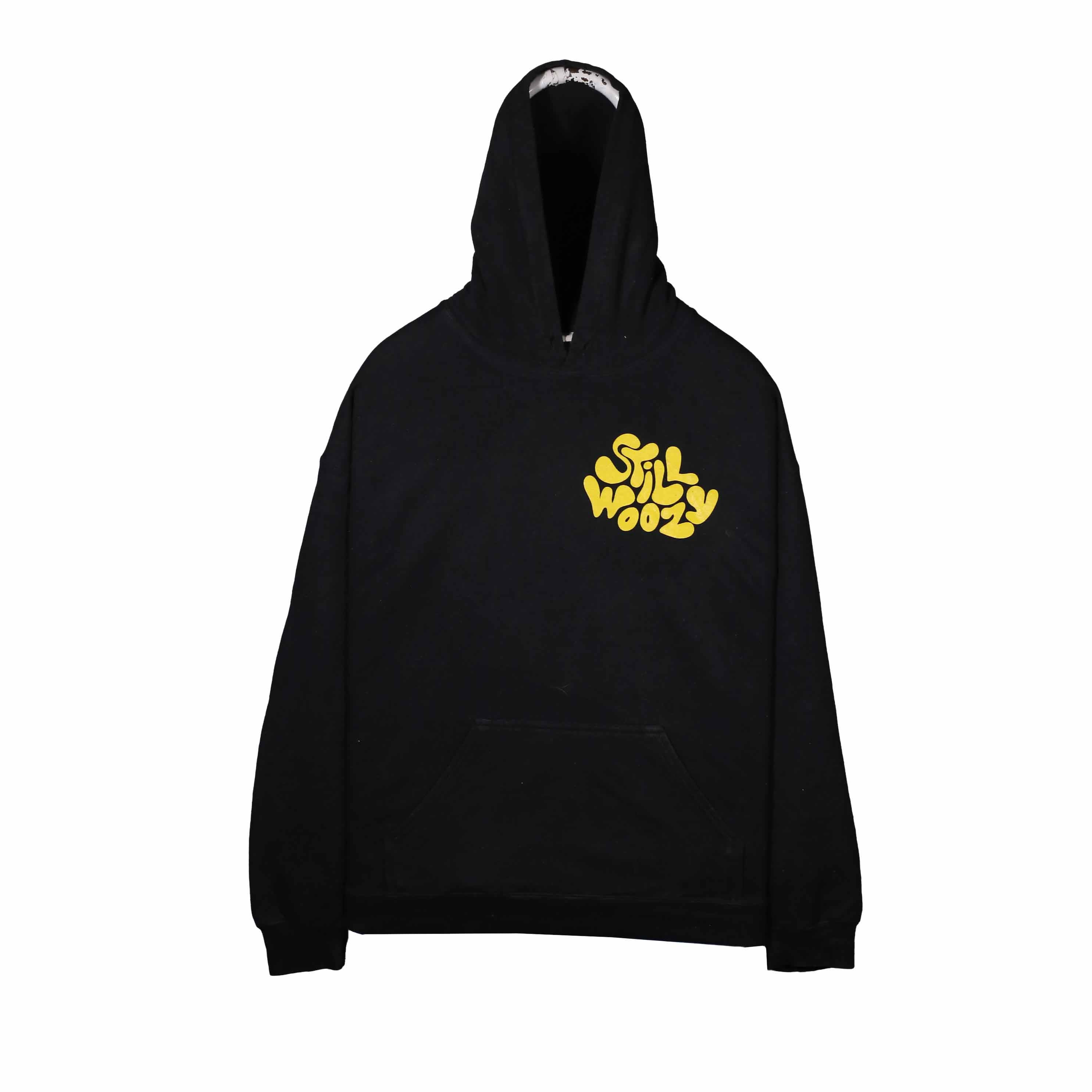 Gildan Heavy Blend Black Hoodie SWAG KICKS