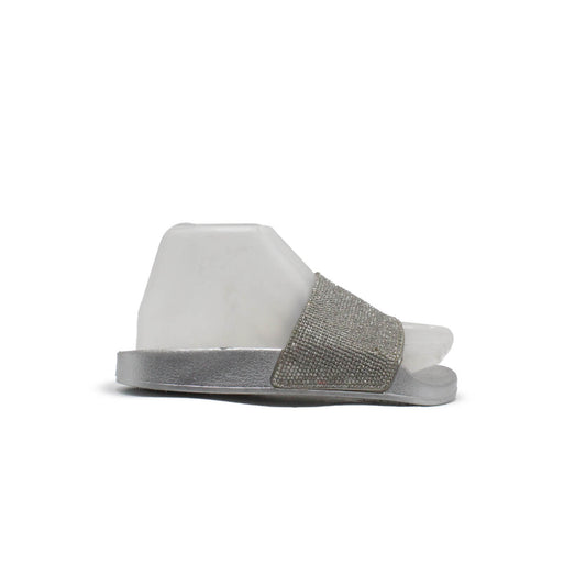 Classic White Women Slide