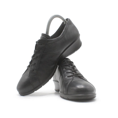 Ecco Black kids Leather Shoe