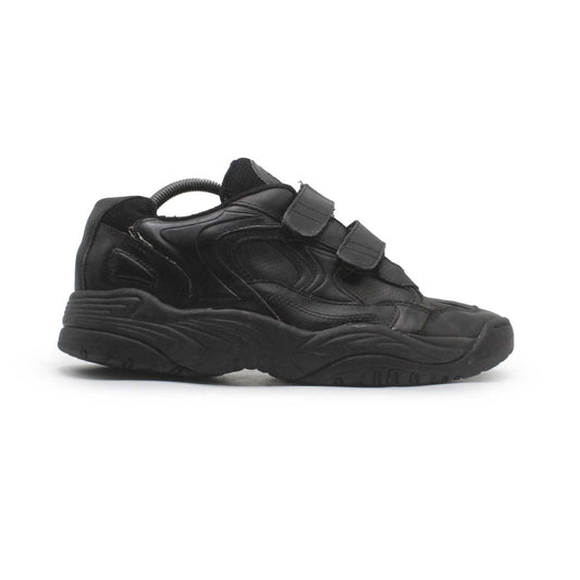 CLASSIC BLACK LEATHER WALKING SHOE