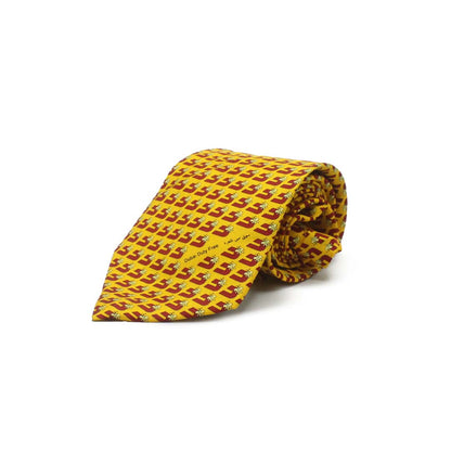 Canary Yellow Jolly Roger Tie