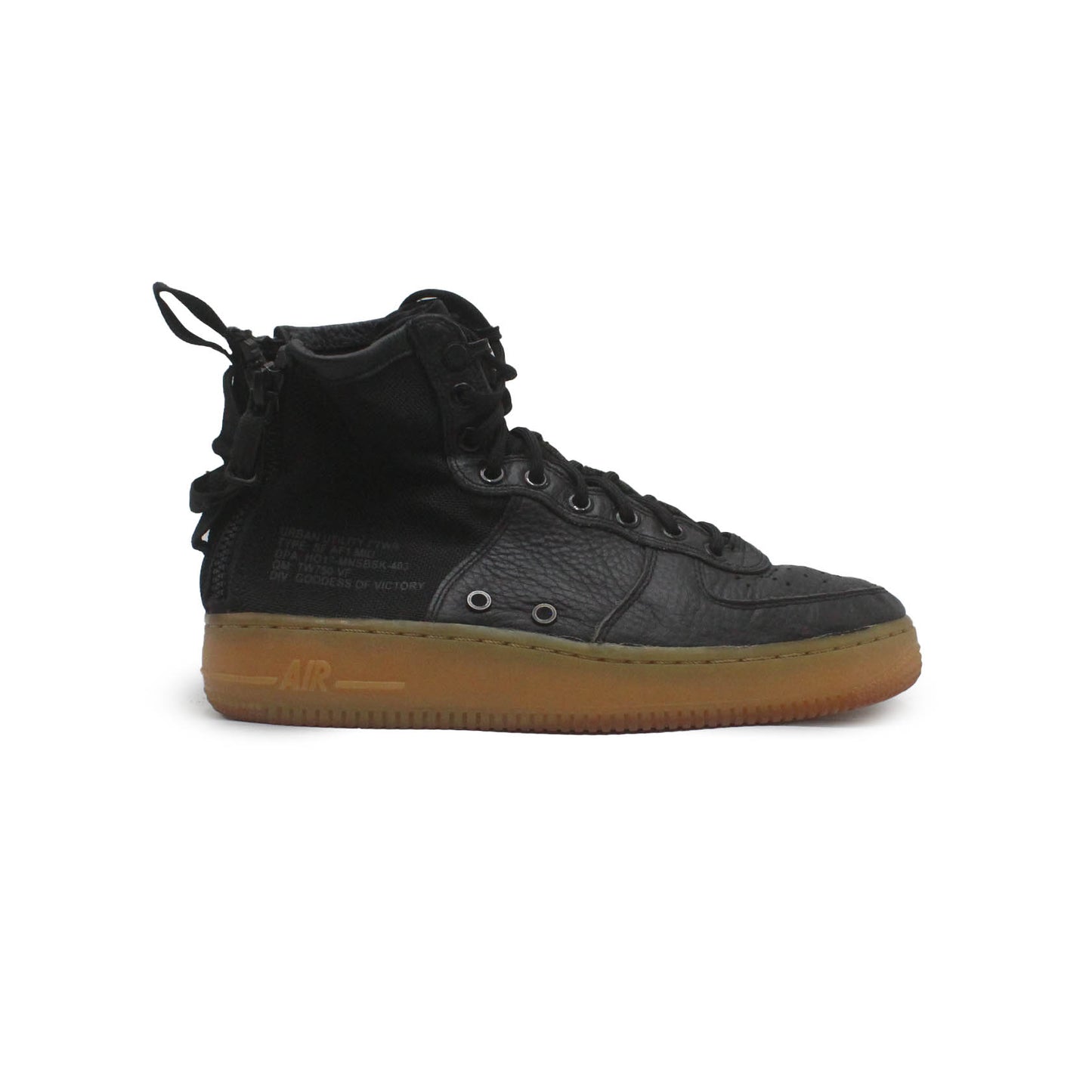 Nike SF Air Force 1 Mid Black Gum