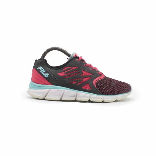 Fila Womens Black Pink Running Shoe