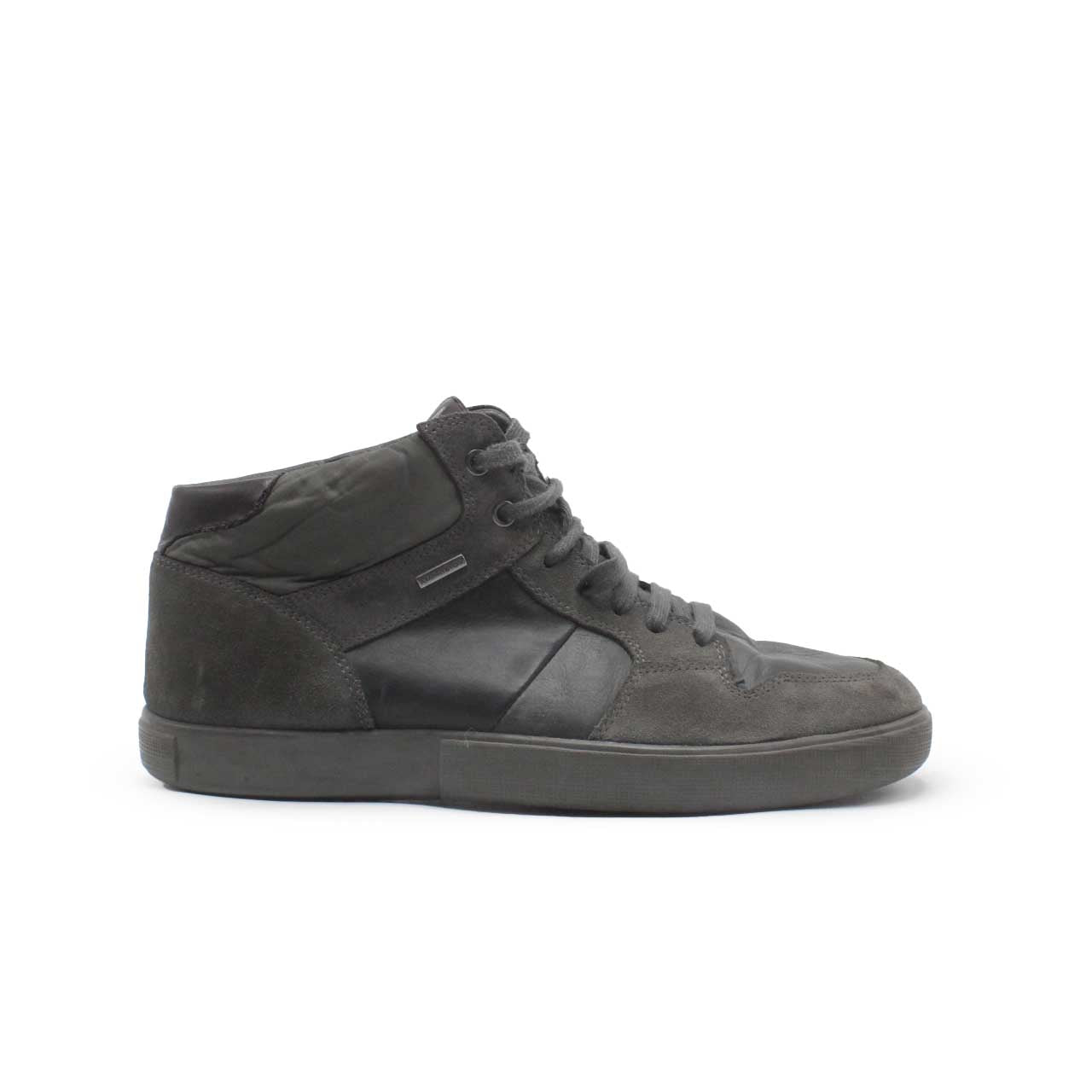 Geox Respira Black Hi Top Shoe