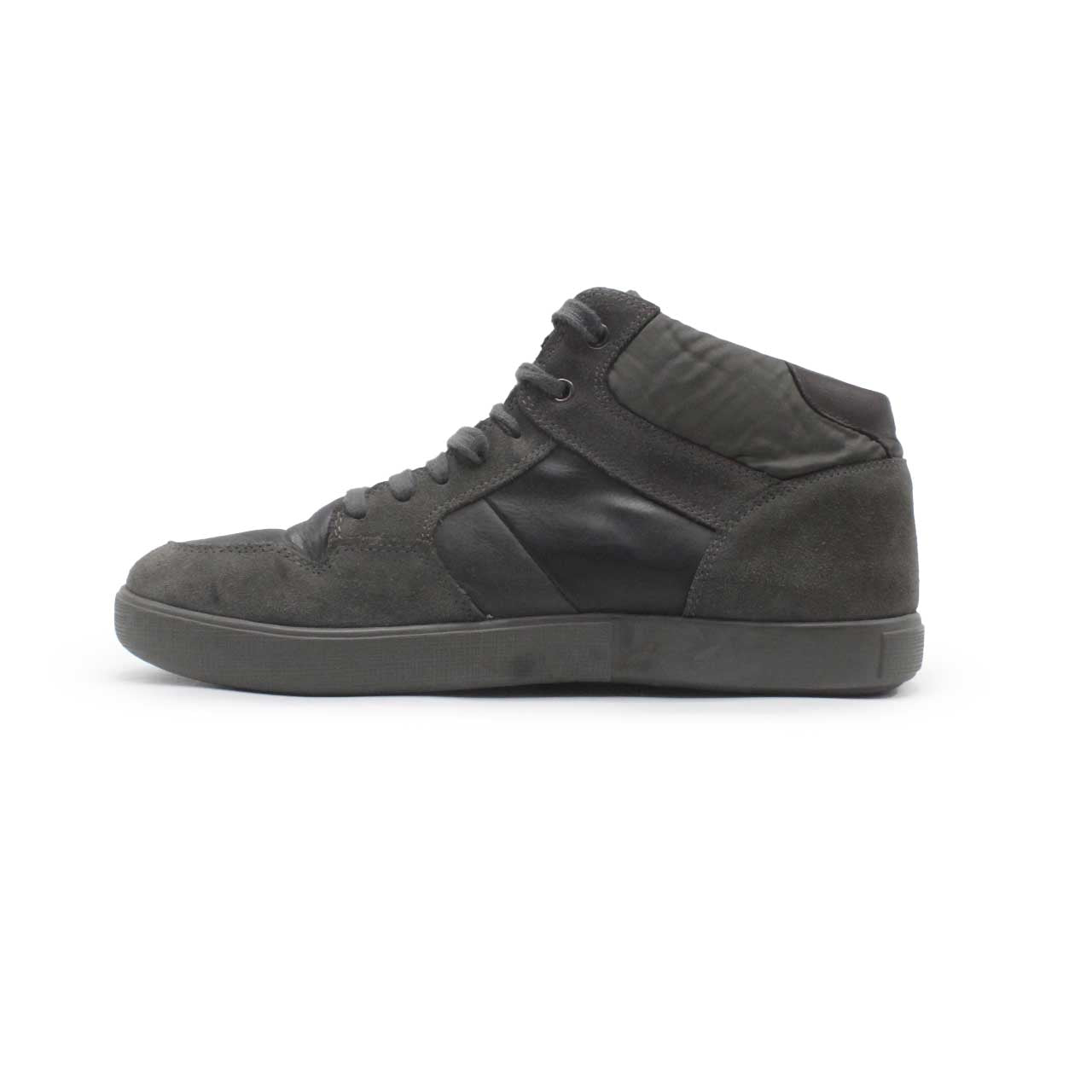 Geox Respira Black Hi Top Shoe