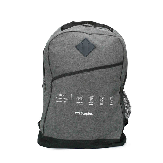 Staples Gray Backpack