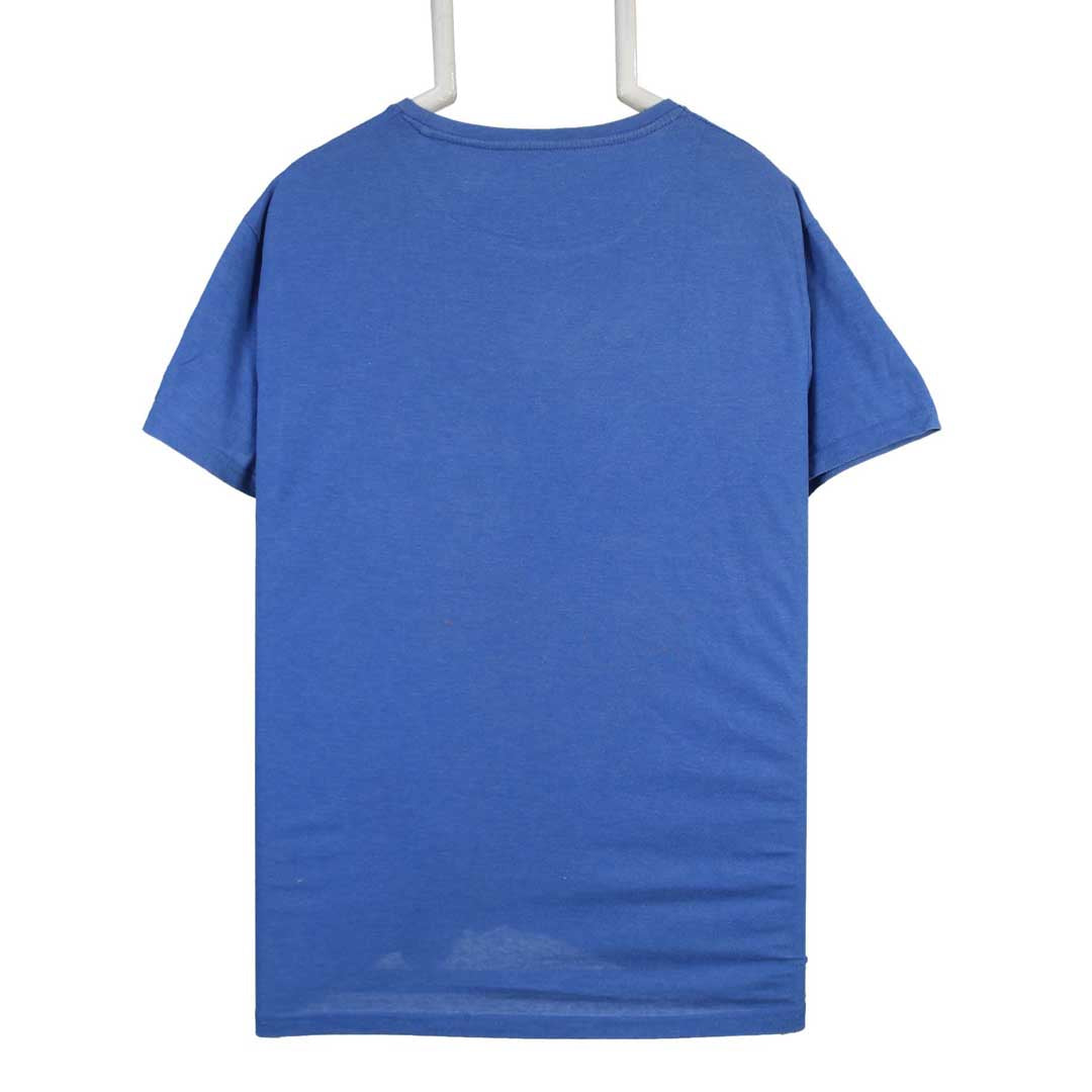 Classic Blue Mens Round Neck T-shirt