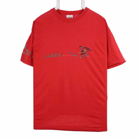 lc waikiki red printed t-shirt