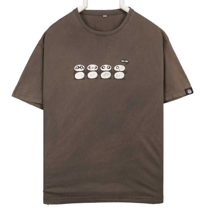 Classic Grey Mens Round Neck T-shirt